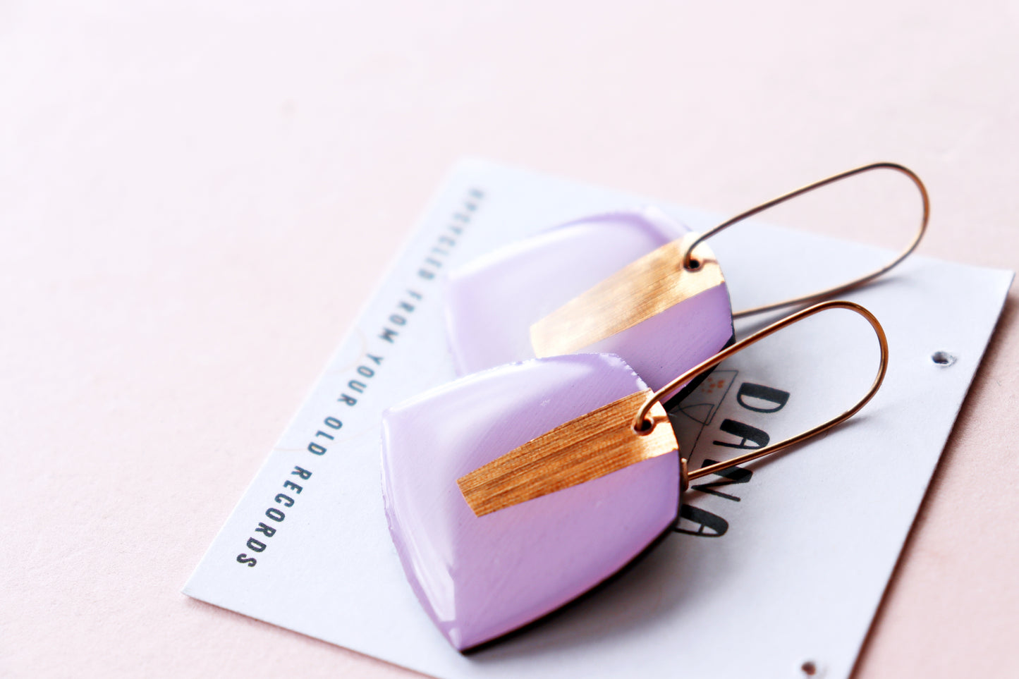 BETTY no.2 in 8 colours / contemporary upcycled colourful earrings handmade in Ireland