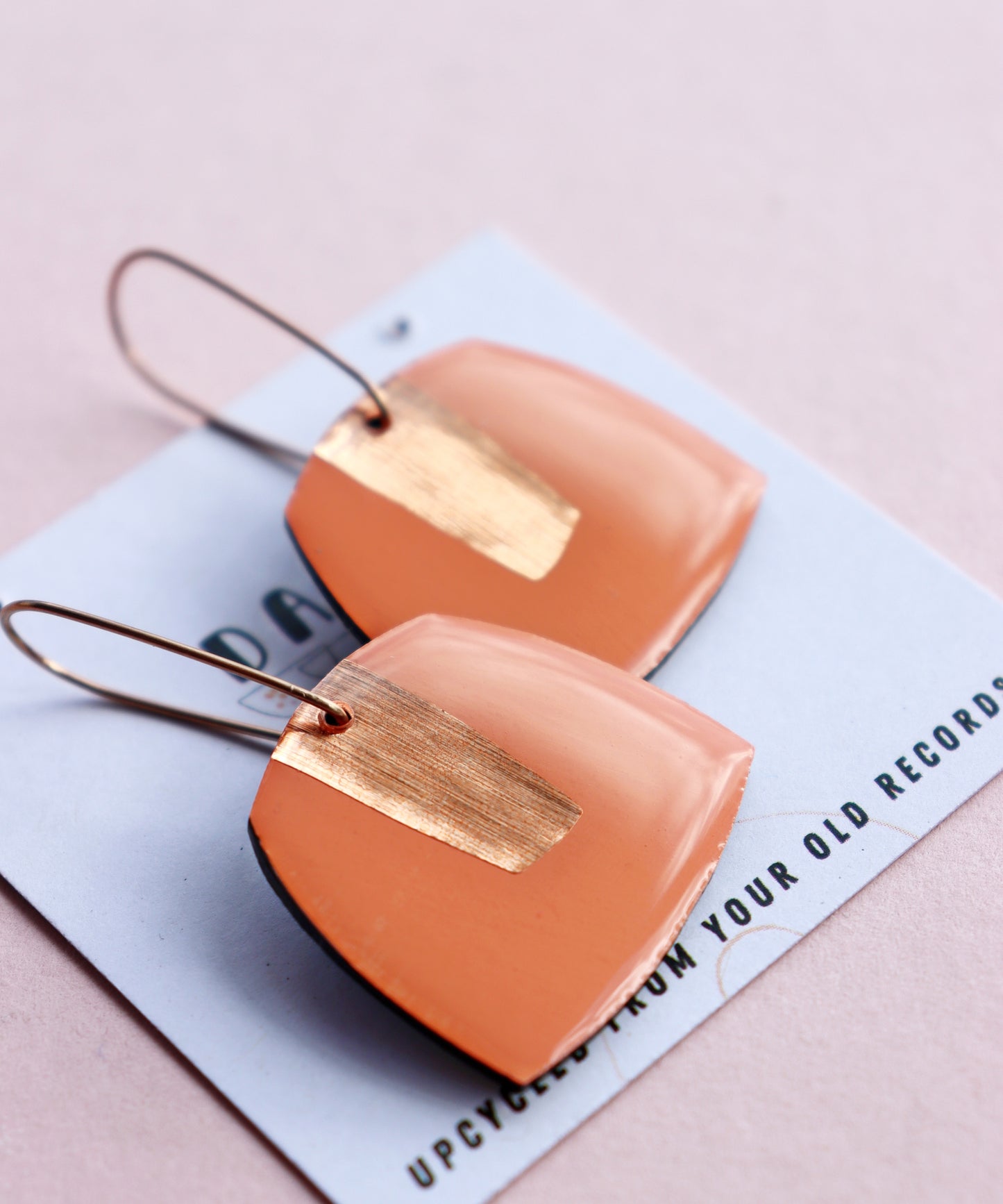 BETTY no.2 in 8 colours / contemporary upcycled colourful earrings handmade in Ireland