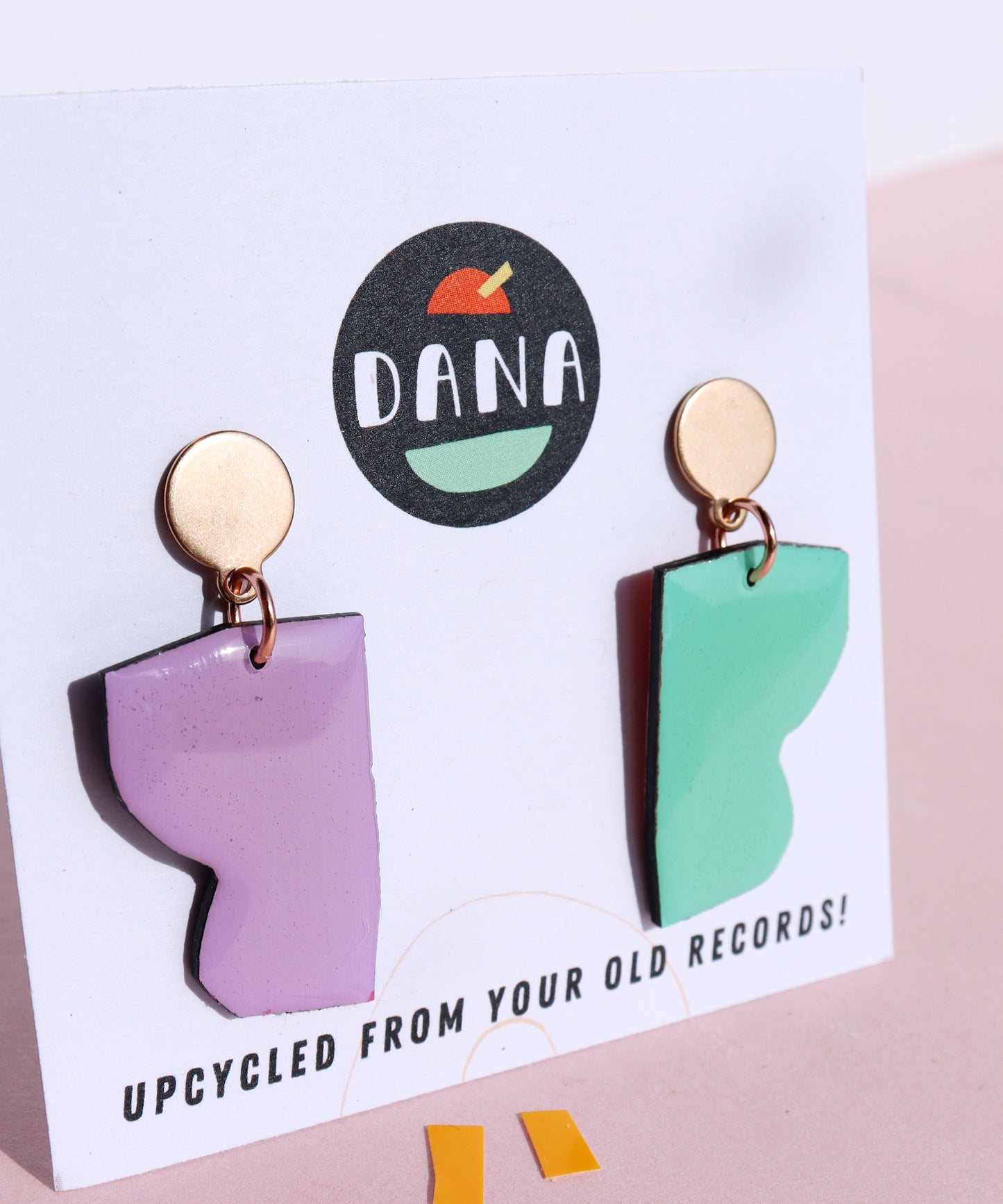 LOLLI in lavender & mint green / contemporary upcycled Irish design