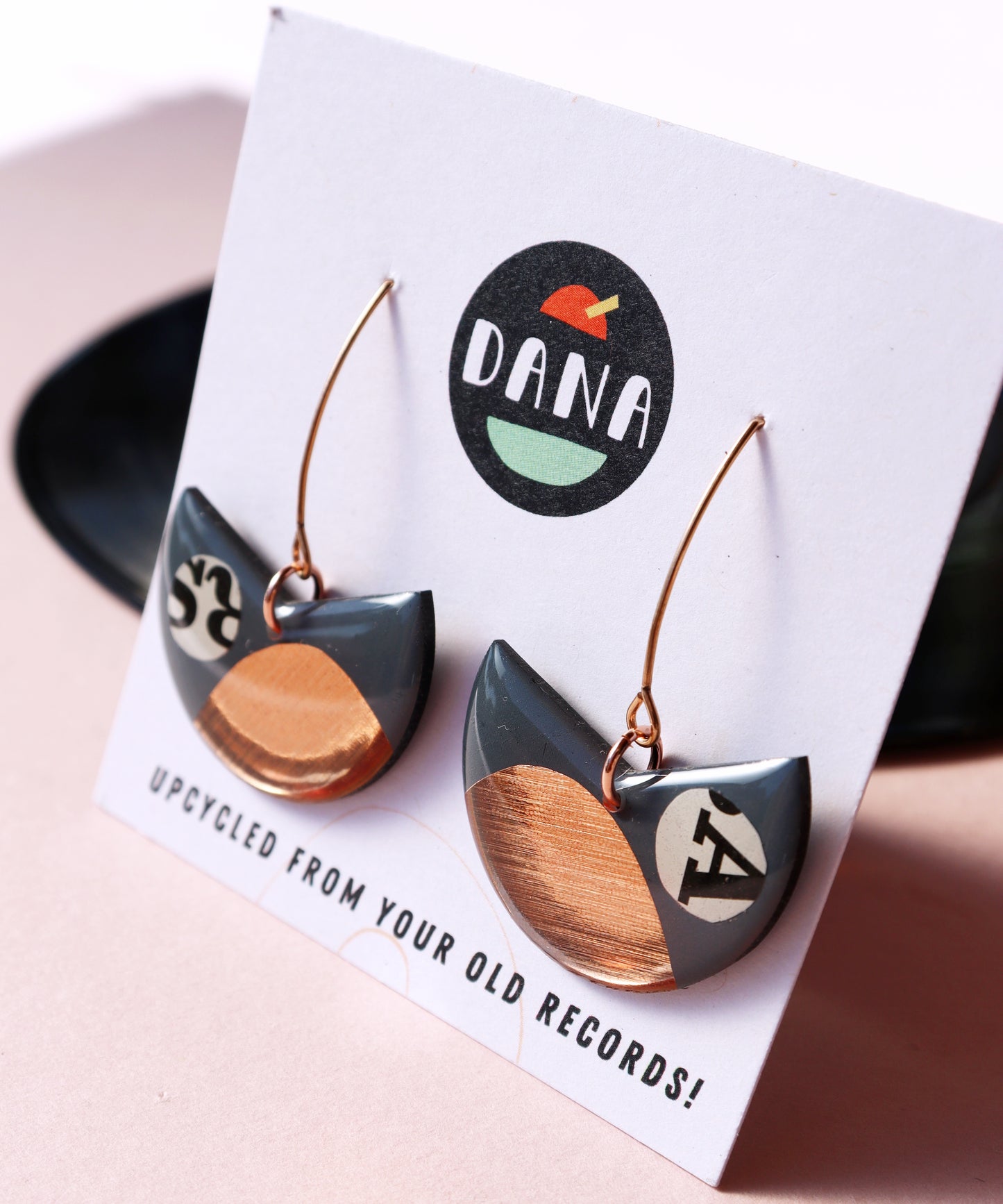 20% OFF pacman in blue grey, copper & a recycled paper detail