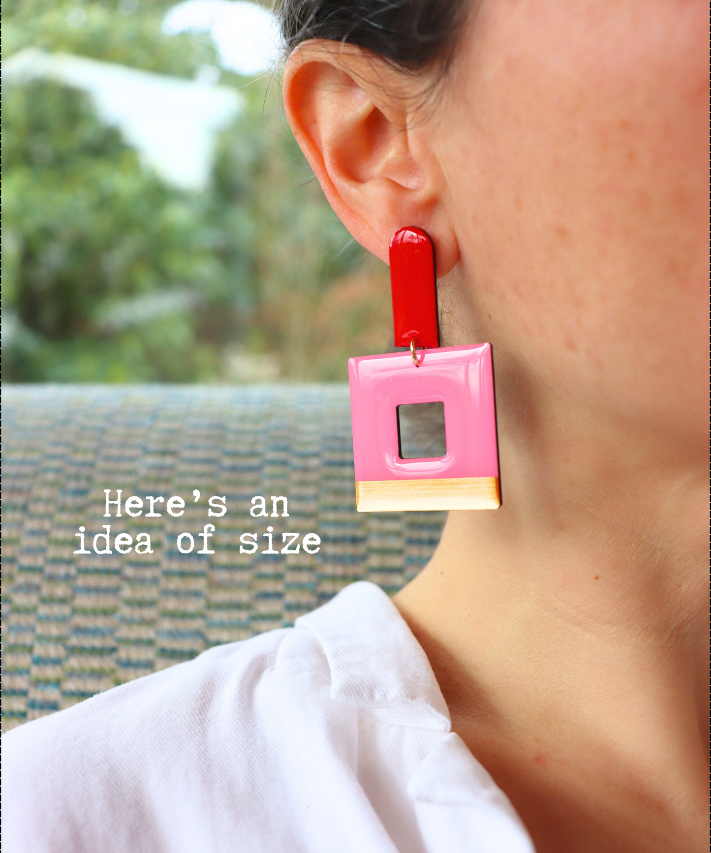 MIKA in lilac and copper / contemporary jewellery design