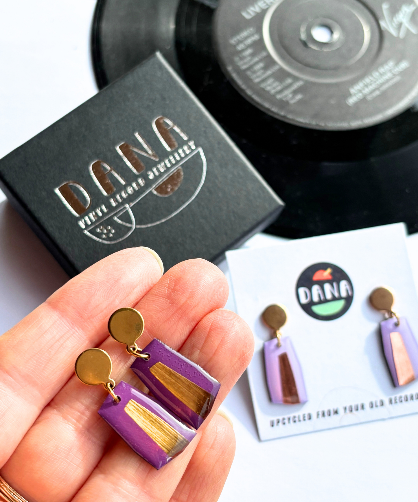 ELLA in deep purple & gold OR lilac & copper