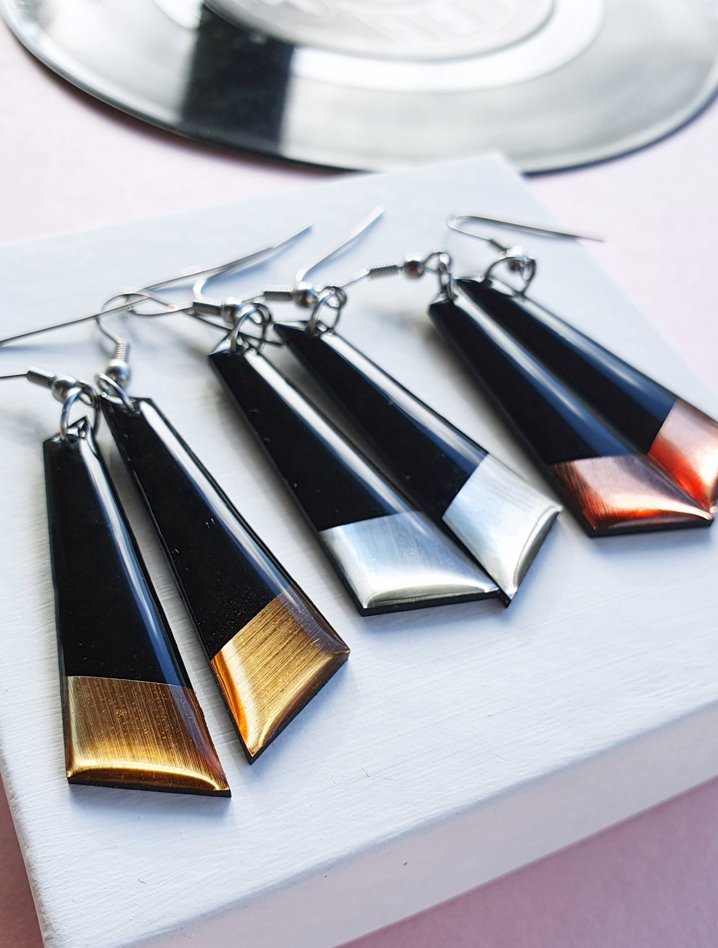 20% OFF the long triangles / in gold, silver or copper