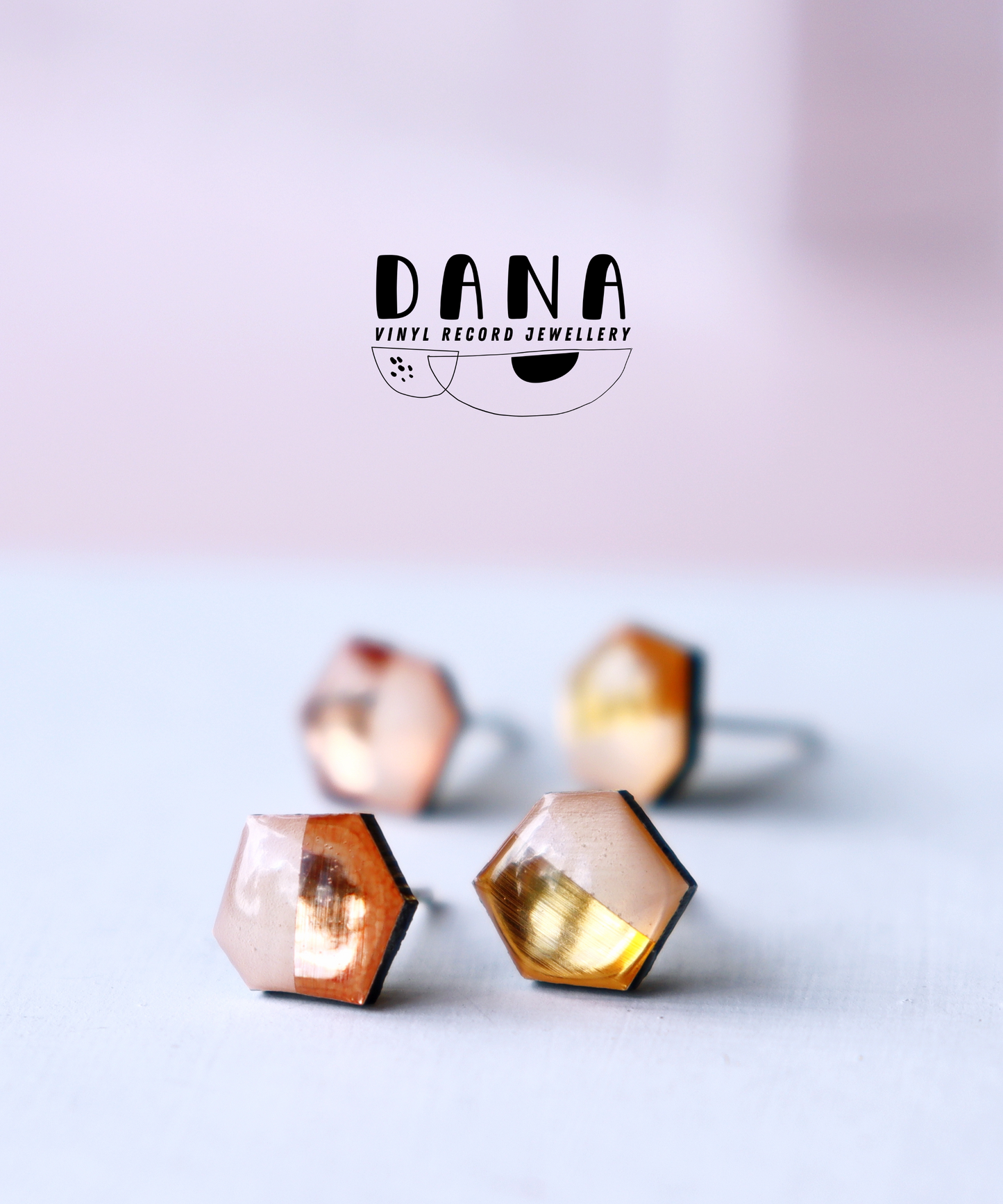 light pink nuggets - gold or copper