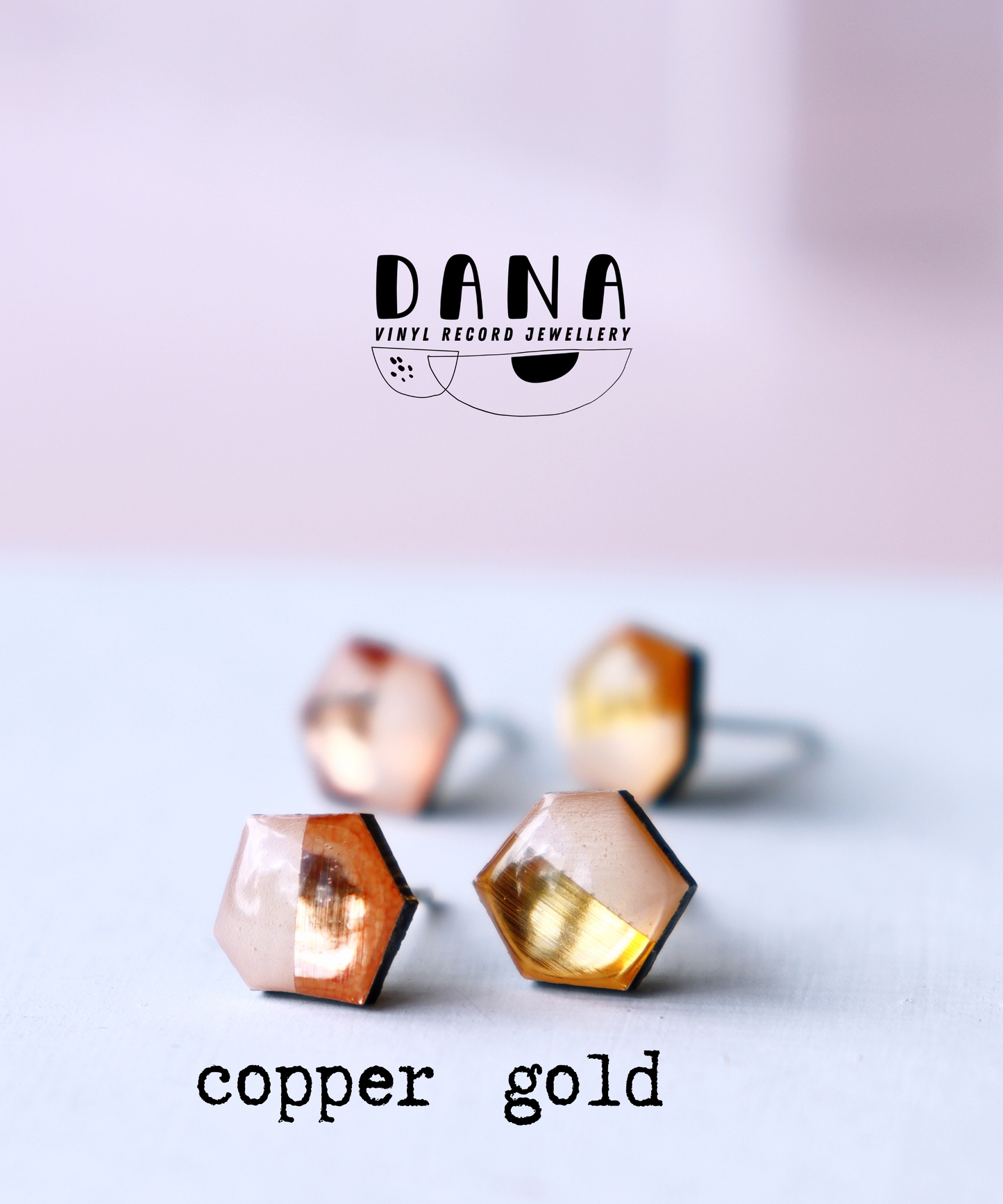 light pink nuggets - gold or copper
