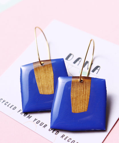 PATSY no.2 in 8 colours / modern geometric colourful earrings handmade in Ireland