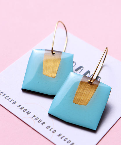 PATSY no.2 in 8 colours / modern geometric colourful earrings handmade in Ireland