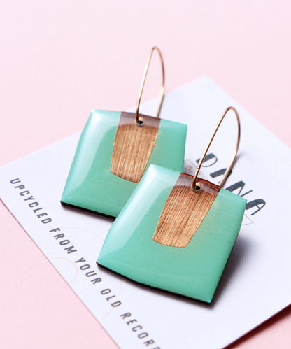 PATSY no.2 in 8 colours / modern geometric colourful earrings handmade in Ireland