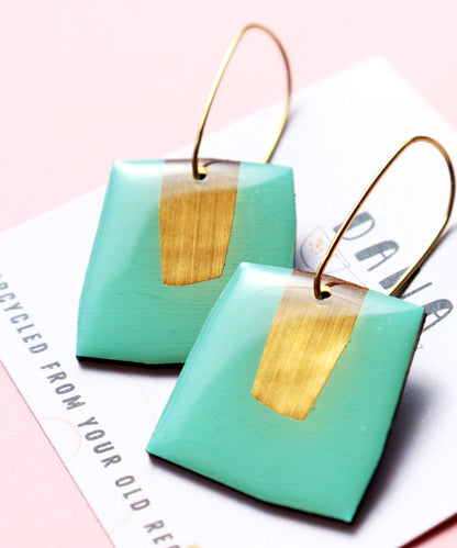 PATSY no.2 in 8 colours / modern geometric colourful earrings handmade in Ireland