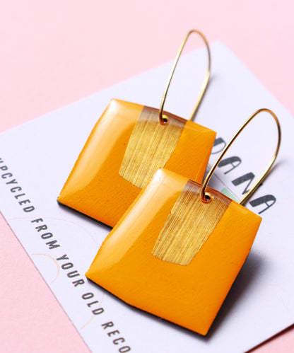 PATSY no.2 in 8 colours / modern geometric colourful earrings handmade in Ireland