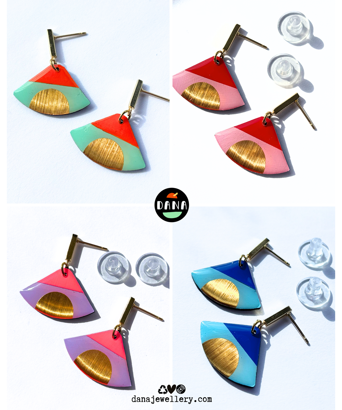 ISLA / Art Deco inspired beauties in various colours with lush gold