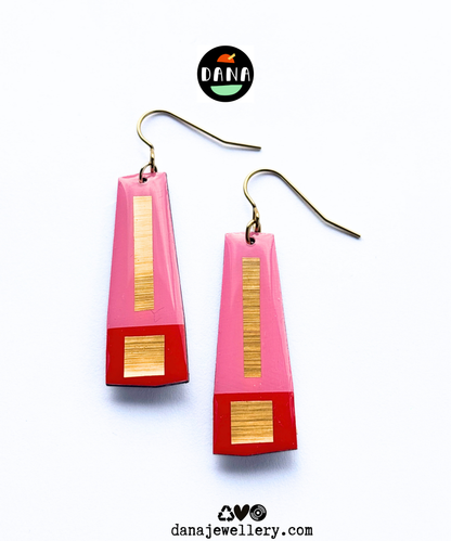 LEXI in pink, red, lush gold