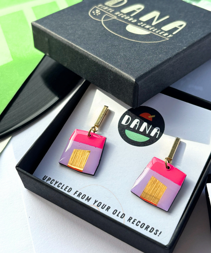 BETTE in neon pink, lilac, and gold