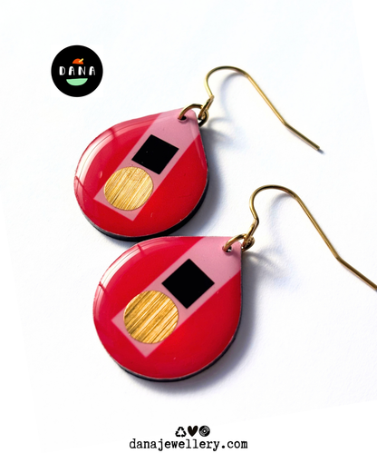 TILLY | red, pink, black, gold