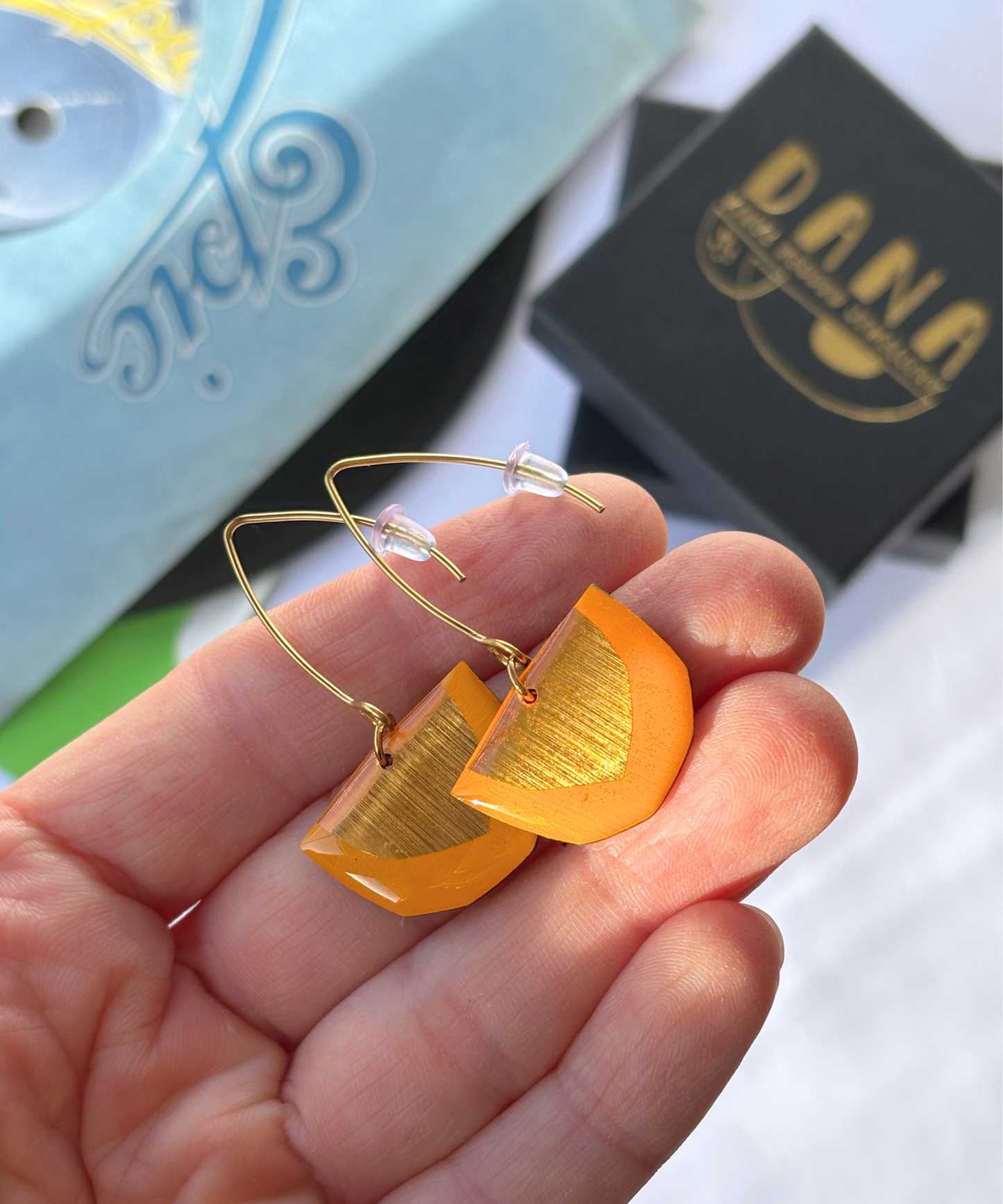 30% OFF MACY in yellow & gold / abstract contemporary irish jewellery