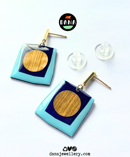 BOCA in light blue, navy, and gold