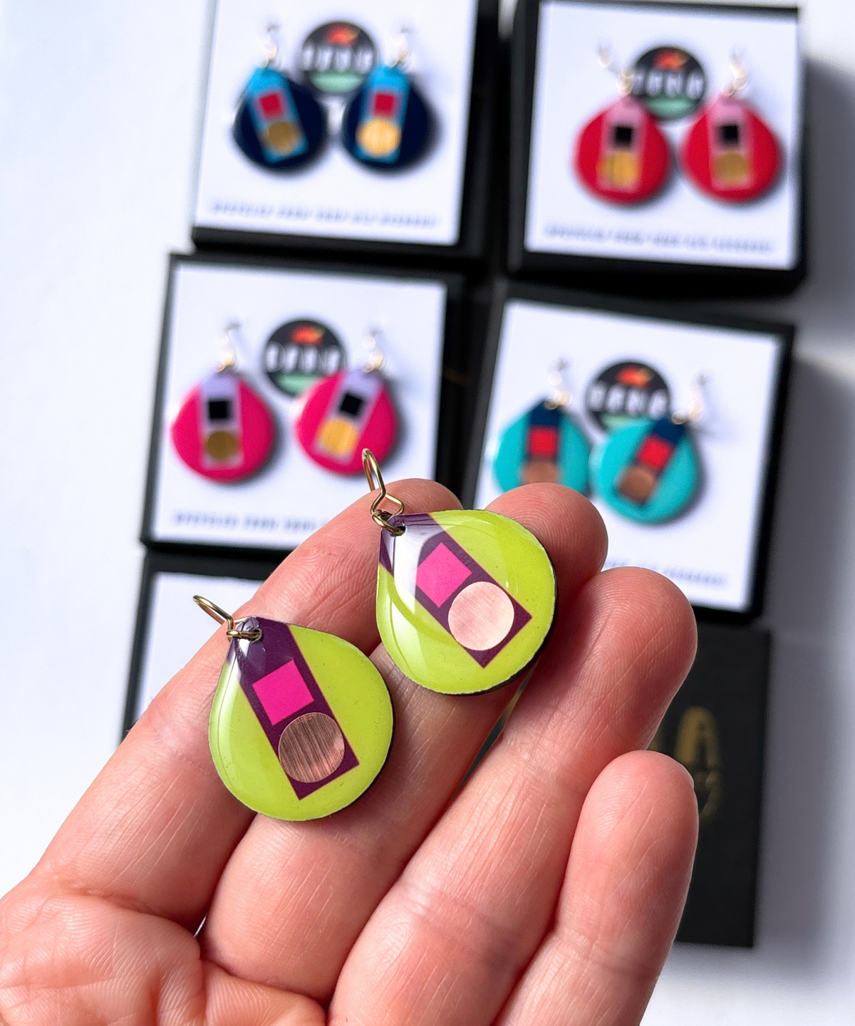 TILLY | lime green, plum, fuchsia, copper