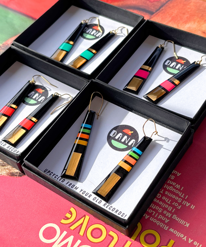 LIZZY in copper, orange, turquoise, teal