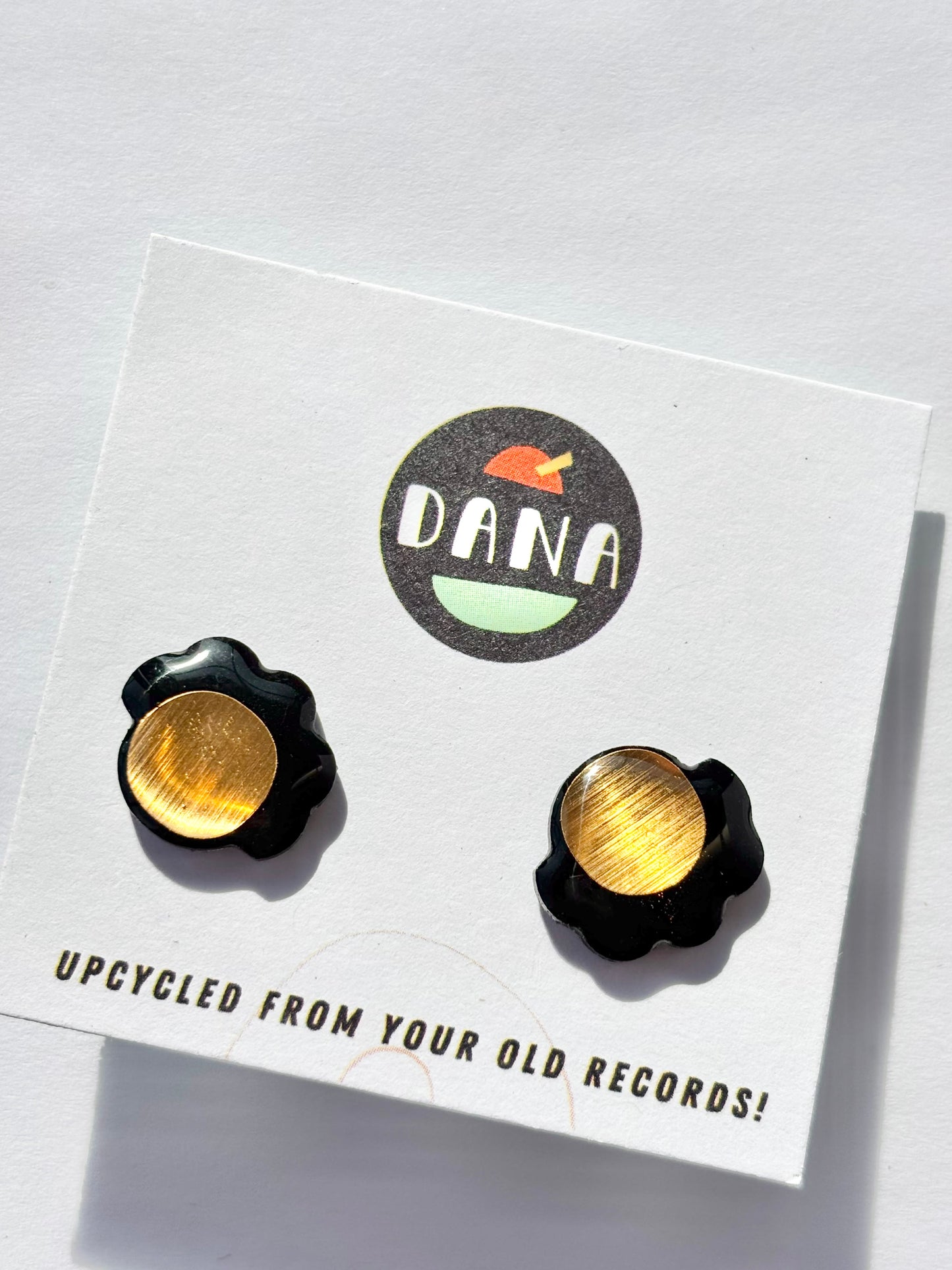 40% OFF large FROUFROU studs in black and gold