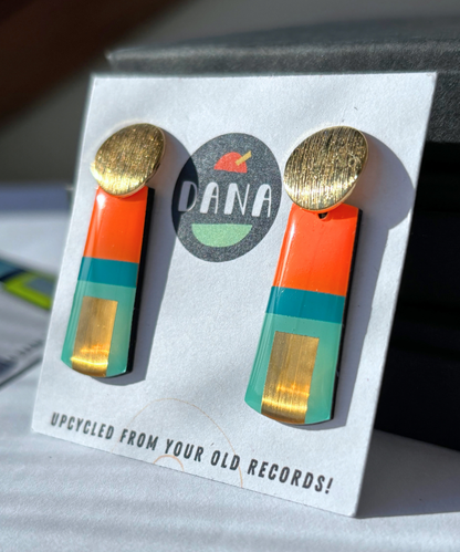 MAE in teal, turquoise, orange, gold