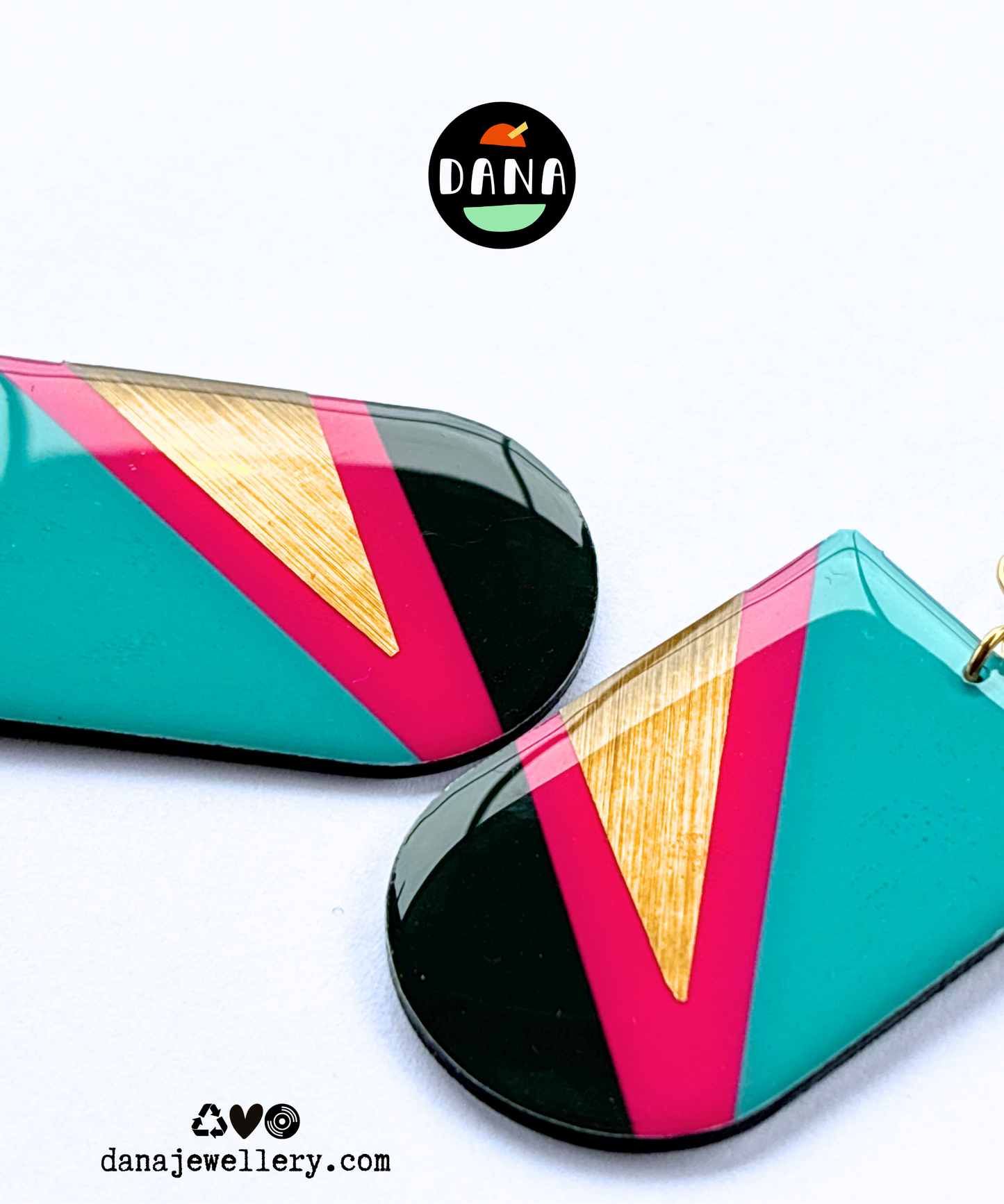 ZIGGY in turquoise, fuchsia, super deep khaki green, gold