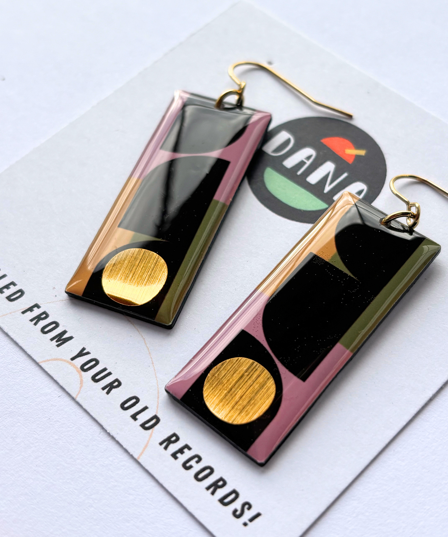 30% OFF The Rectangles in black, yellow, green, pink, lush gold/ contemporary Irish design