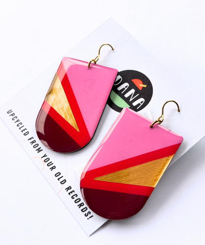 ZIGGY in pink, red, burgundy, gold