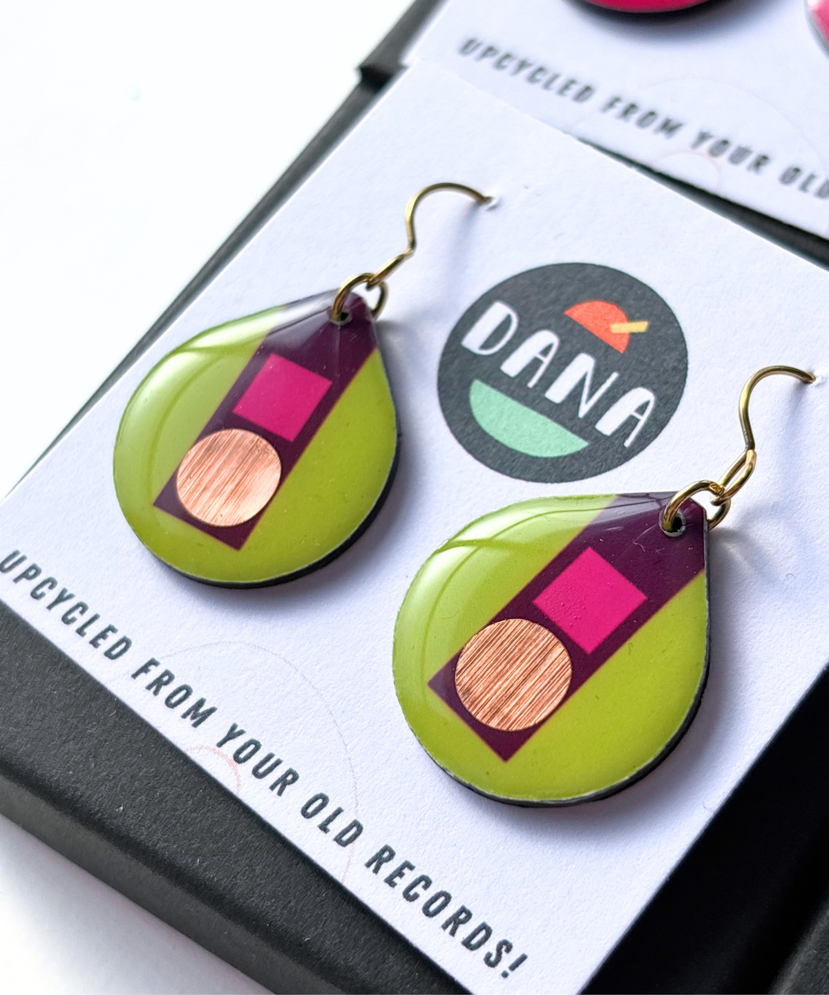 TILLY | lime green, plum, fuchsia, copper