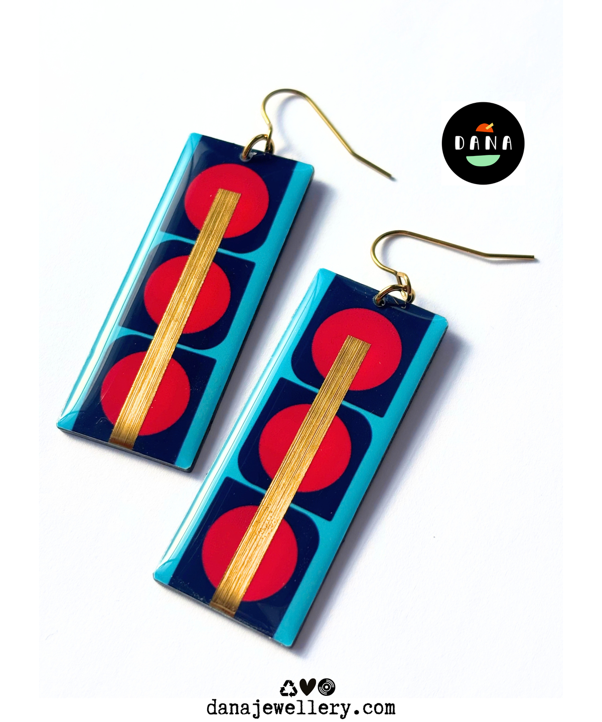 BARA | light blue, navy blue, red, gold