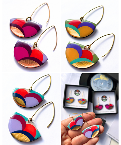 DOLLY small | oh so very cute rolling hills with a splash of colours and metallic details | pick your favourite
