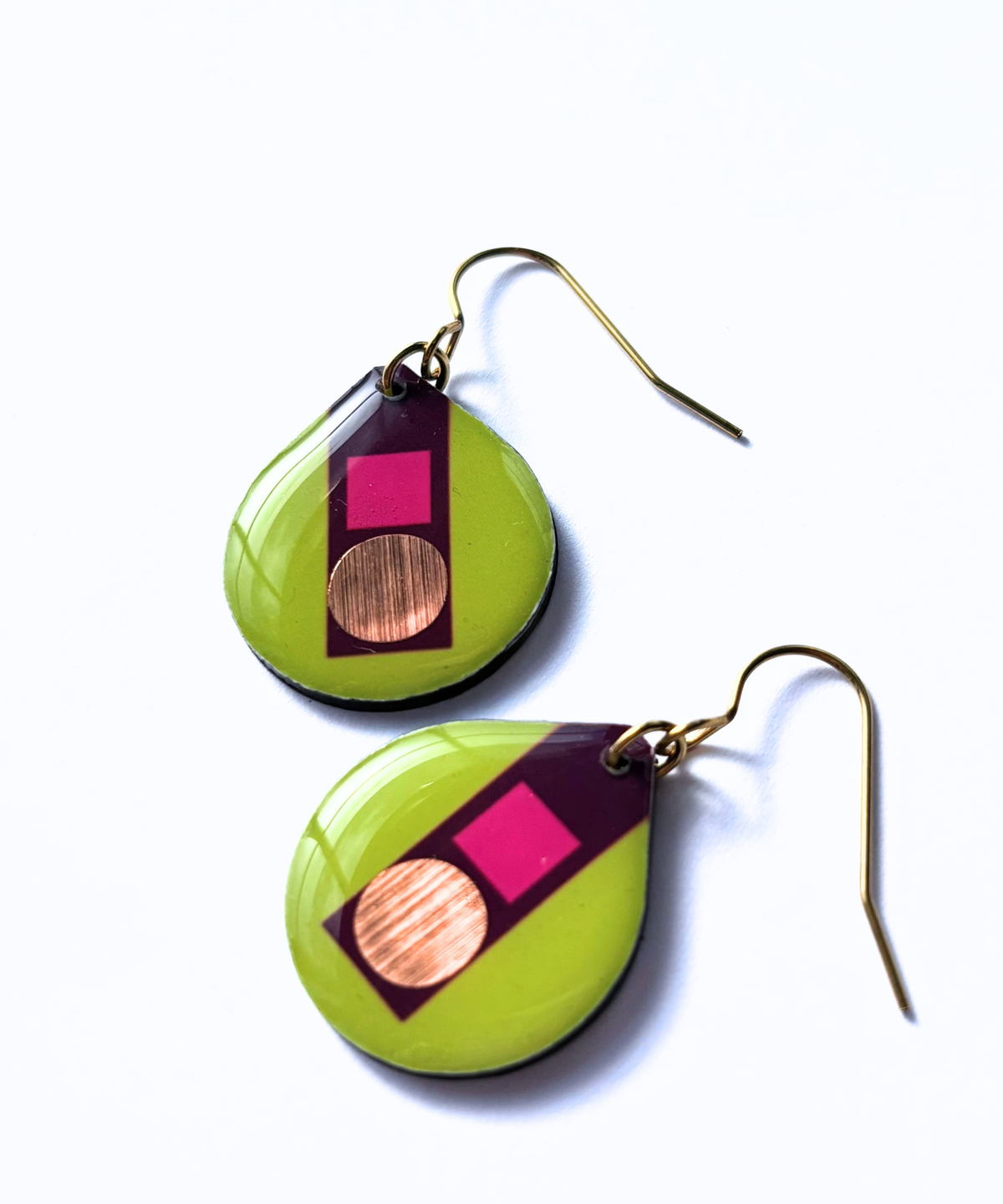 TILLY | lime green, plum, fuchsia, copper