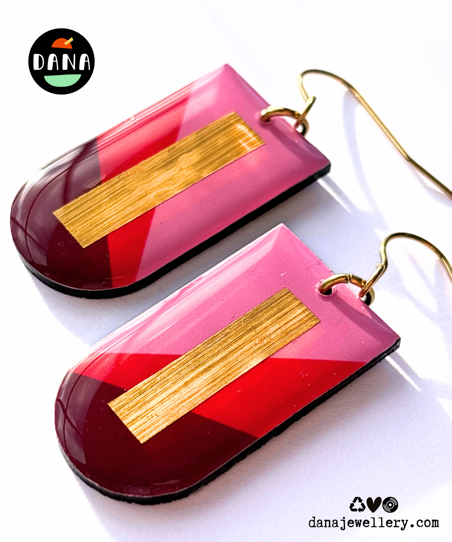 NINA pink, red, burgundy, gold