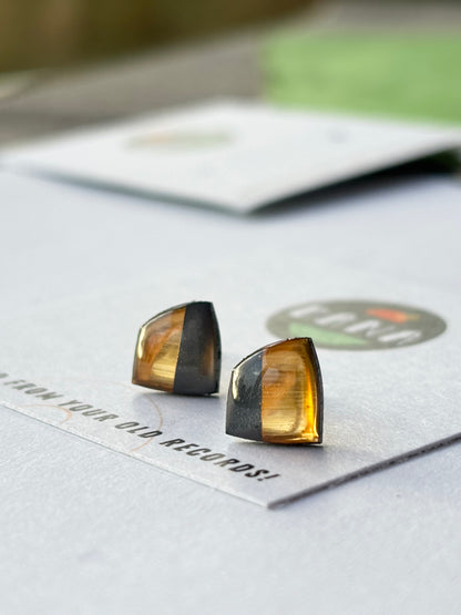 20% OFF Geometric studs in blue grey / gold or copper