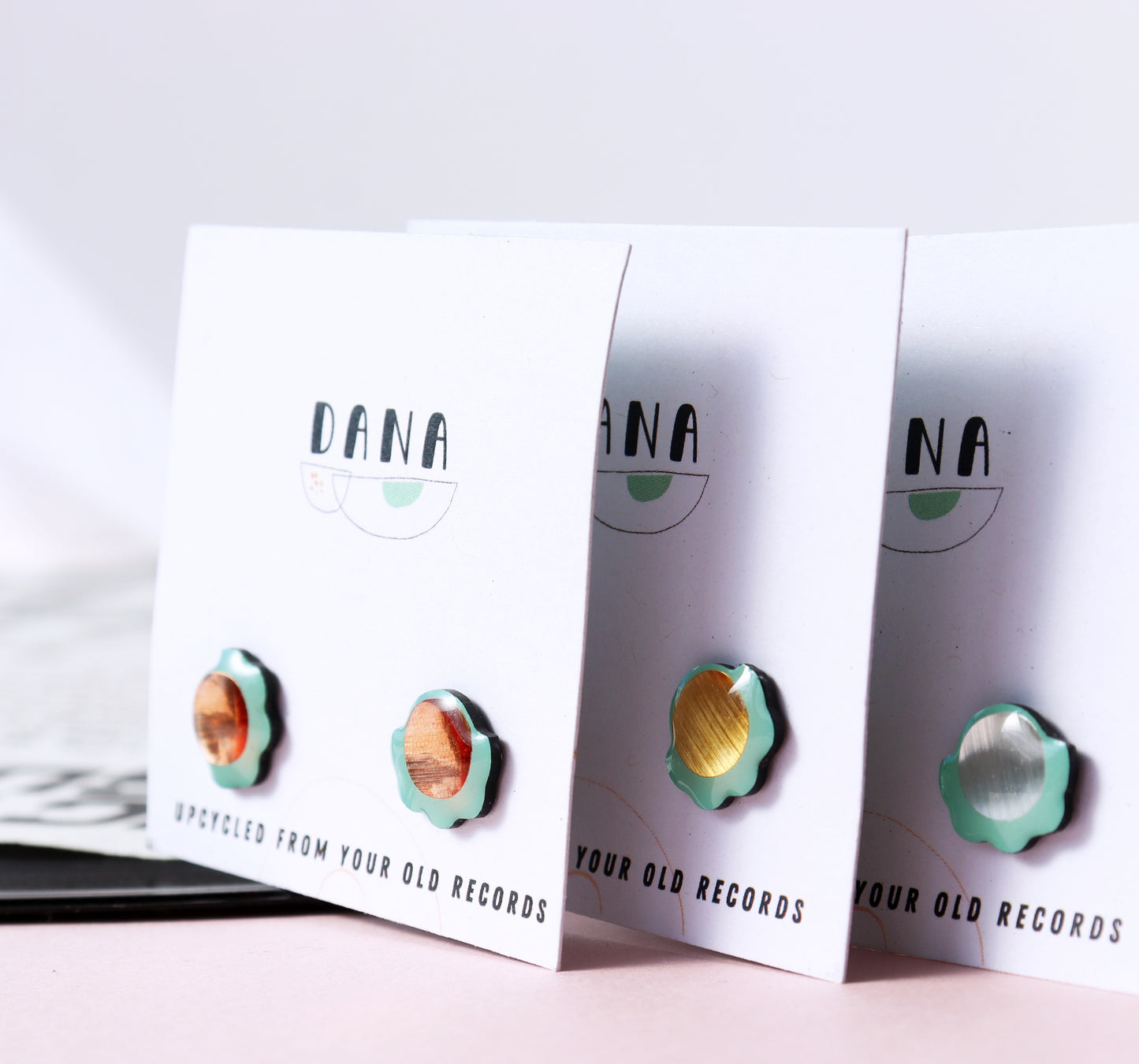 40% OFF Minty green Froufrou studs - GOLD / SILVER / COPPER | few pairs left